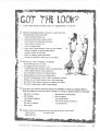 Icon of Got The Look Worksheet